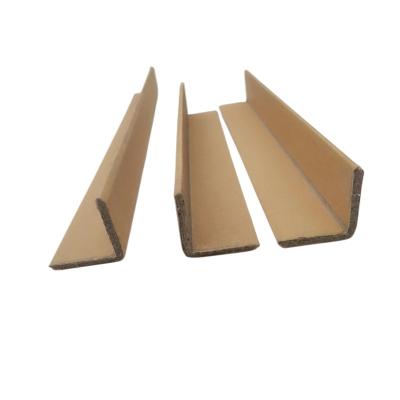 China Considerate Goods Protection China Brown Corrugated Cardboard Corners Edge Panels Kraft Paper Pallet Cargo Edges Paper Corner Protector for sale