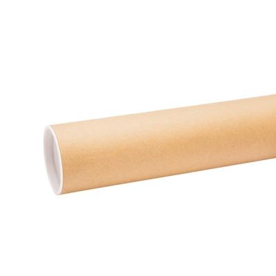 China Recycled Materials China Round Kraft Paper Tube Packaging For Postage Tubes Kraft Paper Cardboard Tube for sale