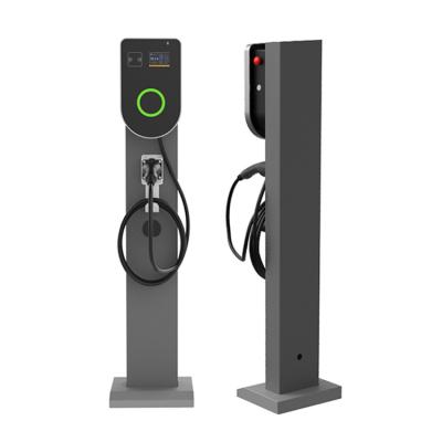 China Wall Mounted Ev Car Charger 7KW/11KW/22KW AC Home Electric Vehicle Charging Station Pile for sale