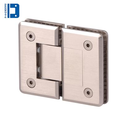 China Other High Quality Spring Waffle Self Centering Square Plate 180 Degree Glass To Shower Glass Door Hinge for sale