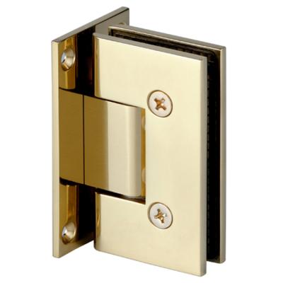 China Modern Factory Wholesale Gold Brass Hinge Clip Heavy Duty Shower Door Hinge for sale