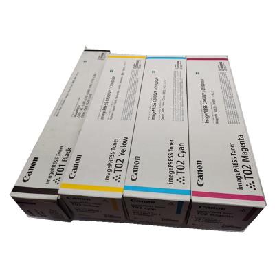 China Original Apply To Original Canon T02 C8000/1000 Toner Set Toner Cartridge Color Toner (Four Colors) KYCM for sale