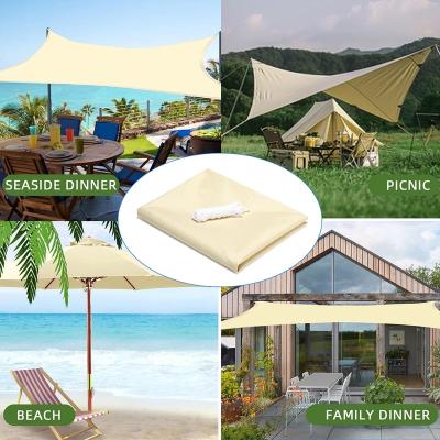 China Outdoor Camping Camouflage Sunshade Hammock Beach Garden Ultralight Canopy/Tourist Waterproof Tent Shade Tarp Shelter Sun Field Canopy for sale