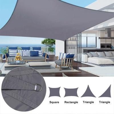 China Camouflage Game Sun Canopy Garden Patio Outdoor/Triangle Waterproof Sunshade Shelter Field Pool Shade Anti-UV Sail Tent Camping Shade Cloth for sale