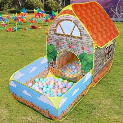 China Easy Foldable Kids Play Tent Children Kids Jump Up Tents House With Folding Yard Garden Tent House Crawling Boys Girls Play Tent Ball Pool Kids Gift for sale