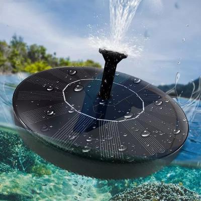 China Mini Outdoor Solar Floating Bird Family Garden Pond Fountain Decorative Solar Fountain Pump Direct Selling for sale