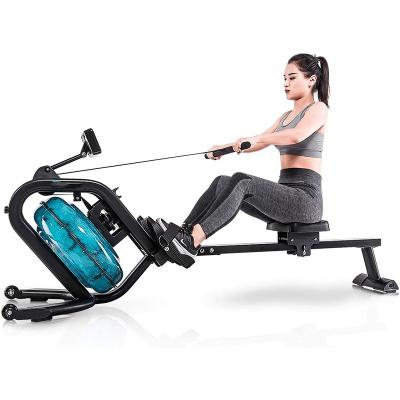 China Home Use Water Resistance Rowing Machine With LCD Monitor Exercise Water Indoor Home Rowing Machine for sale