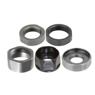 China Aluminum CNC Machining AR 1/2 37/64 5/8 Thread Hex Lock Nut for sale