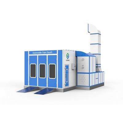 China 2021 Best Seller High Grade Paint Open Face Spray Booth 7000*5200*3300mm for sale