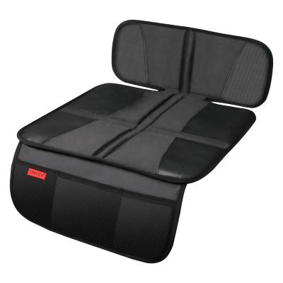 China Sports Free Shipping in the US! Car Seat Protector - Thick Fill - Durable, Waterproof Fabric, Black Leather Reinforced Corners for sale