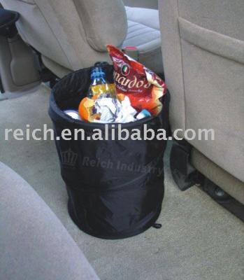 China Polyester Collapsible Car Trash Can for sale