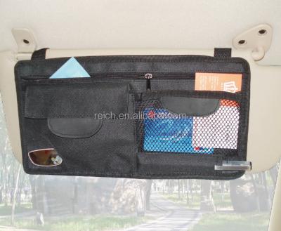 China Useful Polyester Car Sun Visor Organizer for sale