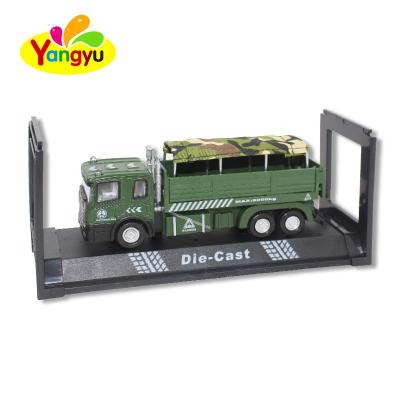 China Car Toy Army Transporter Toy Car Child's Inertia Friction Friction Toy Plastic Diecasts for sale