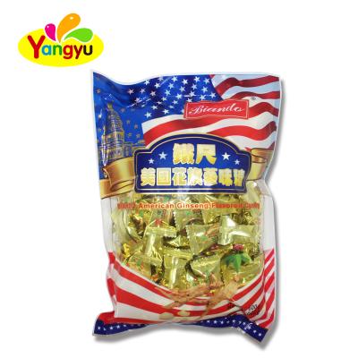 China Natural American Ginseng Natural Candy Halal Flavored Hard Candy for sale