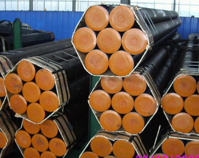 China Threaded Standard DIN17175 Round Black Mild Steel Seamless Pipe Length 6 - 16m for sale