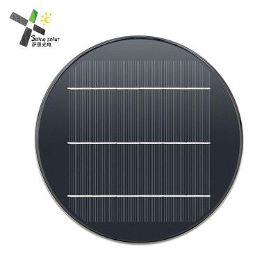 China Mini Small Round Solar Cell 6v 12v Solar OEM Home System Solar Panel 3w 5w for sale