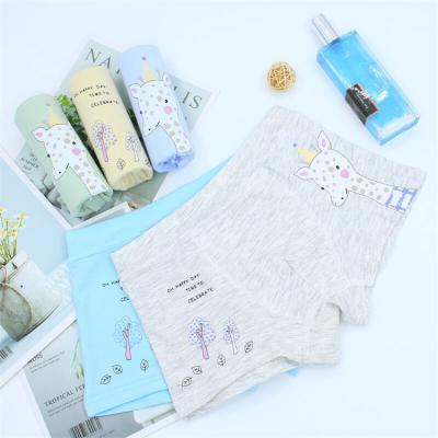 China Factory Wholesale Pure Cotton Boys and Kids Soft Underwear Boys Breathable Boxed Underwear for sale