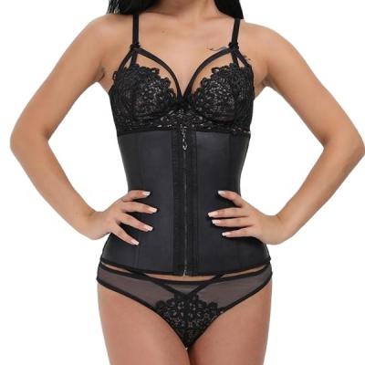 China Antibacterial Special Latex Zipper Ladies Corset Inner-Breasted Corset for sale