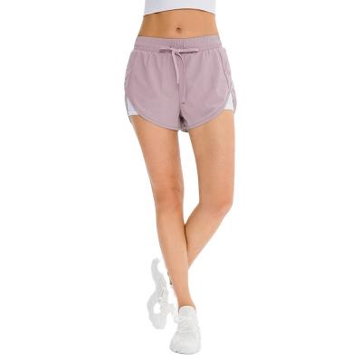 China 2021 Summer ladies custom made casual cotton yoga fitness seamless soft shorts with pockets for sale