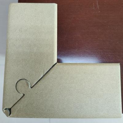 China Transportation Pad Brown Color And Kraft Paper V Shape Hard Cabinetry Corner Guard Packaging Pad for sale