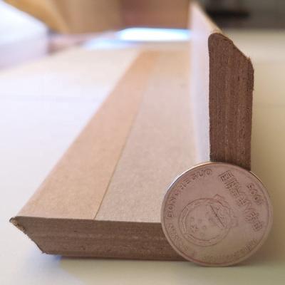 China Recyclable Kraft Material Edgeboard L Shape Good Quality Cardboard Corner Edge Protector for sale