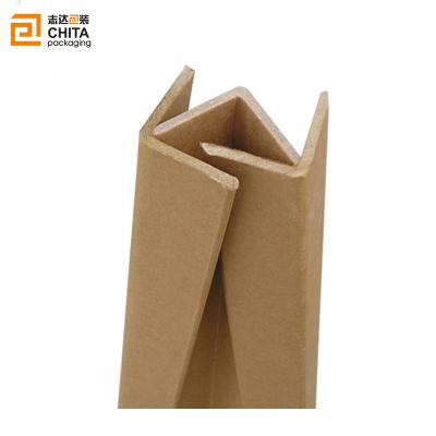 China Outstanding Corner Pad Edge Protector Brown Cardboard For Shipping Reusable Paper Corner Mail for sale