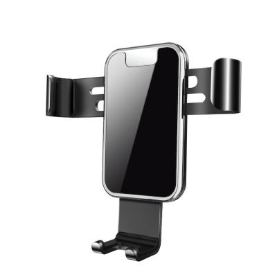 China Adjustable Aluminum Gravity Car Air Vent Car Mount Phone Holder Dashboard Car Mount Mobile for sale