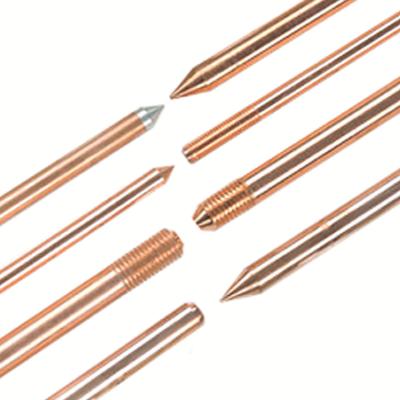 China Grounding System Easy To Install Rod Price Pure Copper Ground Grounding System for sale