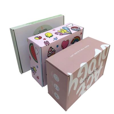 China Hot Selling Rigid Cardboard Recyclable Postal Mailingbox Corrugated Cosmetic Mailer Box for sale