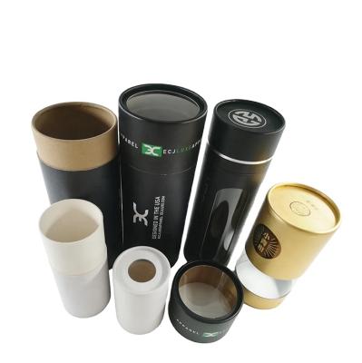 China Recyclable Custom Cylinder Cardboard Skin Care Paper Tube Packaging Kraft Paper Tube Package For Clothes for sale