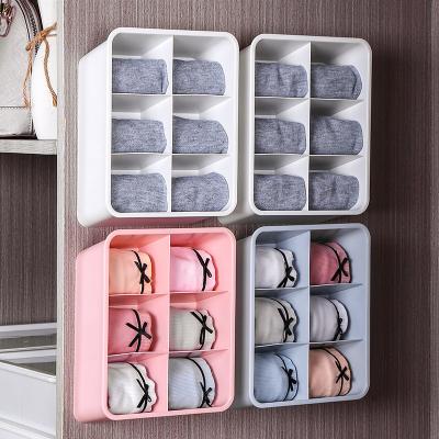 China Very Useful Viable In Plastic Non Punch Plastic Storage Socks Storage Boxes Multifunctional Wall Mounted Storage Box for sale