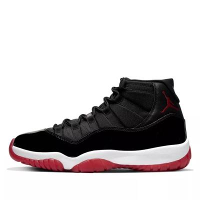 China 2022aj11 Fashion Patent Leather Black Red Red EVA Freshman High Top Aj11 Basketball Shoes Men's Shoes Lovers Aj11 for sale