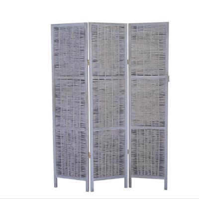 China Traditional Chinese Style Natural Porcelain Wood Room Divider Screen Chinese Wood Partition for sale