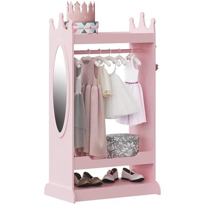 China Modern Open Hanging Armoire Closet Pretend Storage Closet For Kids for sale