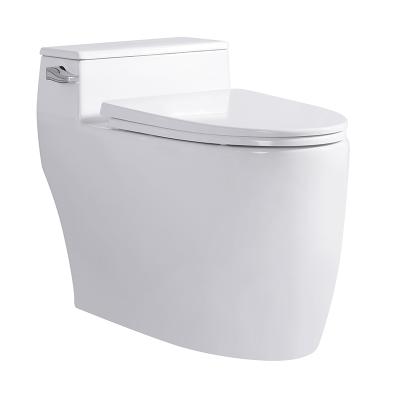 China Ceramic Double-flush 4.8L Guangdong Chinese WC Modern Single Flush Toilet Sanitary Ware for sale