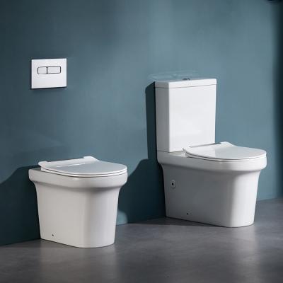 China High Quality Watermark&Wels New Type Washdown Double-flush Low Price Two-Piece Toilet for sale