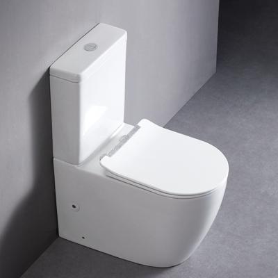 China Double-Flow Watermark&Wels Cheap Custom Hot Sale Luxury Ceramic Modern Two Piece Toilet for sale