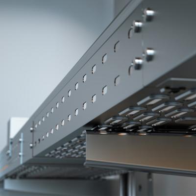 China Steel Steel Cable Tray Metal Perforated Cable Trunking Supporting System for sale