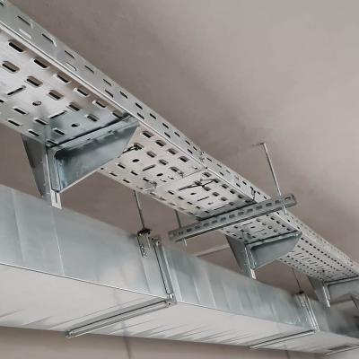 China Steel Metal Cable Tray Manufacture Good Quality Cable Trunking Stainless Steel 304 316 Perforated Cable Tray With Hot Dipped Galvanize for sale