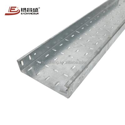 China Steel Wholesale 300x50 Electrical SS 304/316 Cable Tray Customized Hot Dipped Galvanized Cable Trays for sale