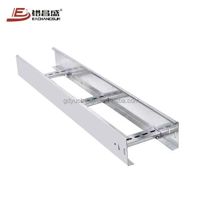 China Steel Durable Electrical Anti Corrosion Galvanized Steel Outdoor Cable Tray Ladder for sale