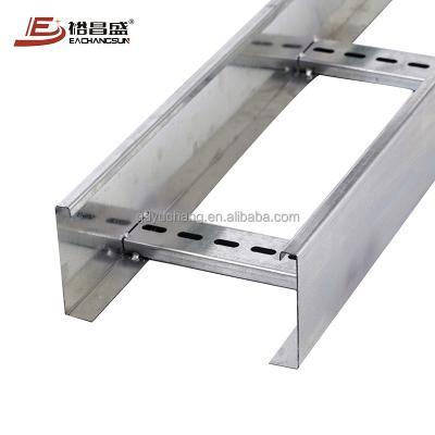 China Steel Galvanized Steel Outdoor Anti Corrosion Durable Electrical Cable Tray Ladder for sale