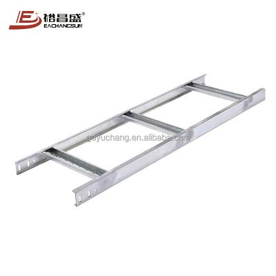 China Steel Outdoor Electrical Anti Corrosion Durable Galvanized Steel Cable Tray Ladder for sale