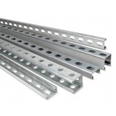 China Supporting System Galvanized steel profile C channel solar mounting metal c purlins sizes and weights gi stud punch 304 316 channel strut price for sale