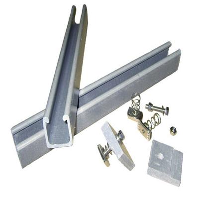 China Supporting System Hot dip galvanized 41x41 41x21 41x61 41x82  C channel powder coated c channel solar panel mounting system strut channel for sale