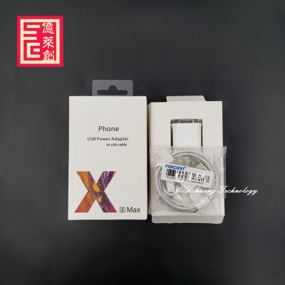 China 5W Cell Phone Power Adapter For IpHoNe With Foxconn E75 Cable For IpHoNe 7S 8 X RS Charger PLUS US Cable Plug for sale