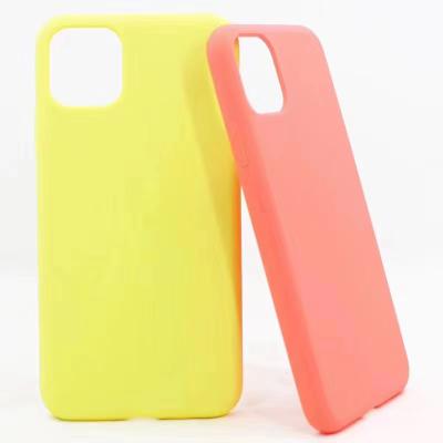 China Popular Shockproof Mobile Phone Bags and Cases Luminous Color Liquid Silicone Protective Phone Cases for iPhone Samsung for sale