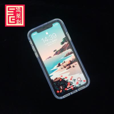 China Shockproof Transparent Clear Anti-fall TPU Magnet Phone Case For iPhone X 11 12 13 Pro Max Mini for sale