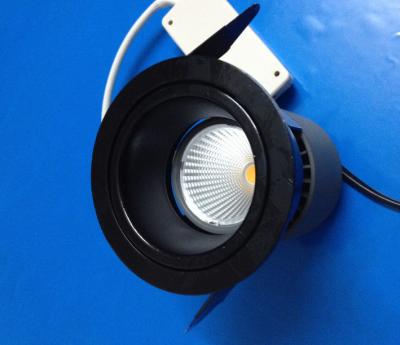 China Black finish bean angle 38° 0-7W dimmer AL+PC material led down light for hotel , fixted installation. for sale