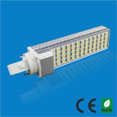 China 2 ampolas ultra brilhantes SMD5050 do diodo emissor de luz do agregado familiar do G-24 do pino 8W com AL/PC à venda